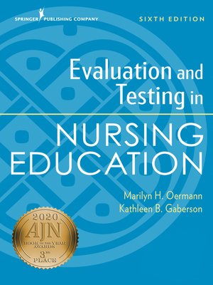 cover image of Evaluation and Testing in Nursing Education